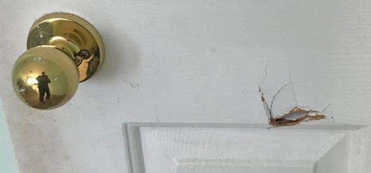 interior door hole repair Norco